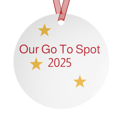 Personalized Wildwood NJ Little Nicky’s Pizza Metal Christmas Tree Ornament