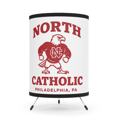 North Catholic High School Tripod Lamp, Unique Northeast Catholic Home Decor, Sporty Themed Lighting, Philadelphia Pride