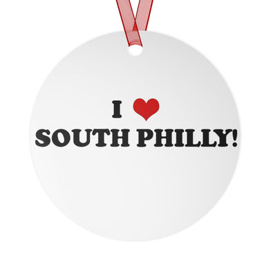 Personalized Metal Ornaments, South Philly Christmas Tree Ornament, Customized Holiday Decoration, Christma Gift, Festive Ornament