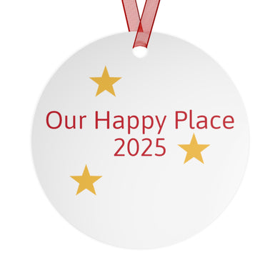 Personalized Wildwood NJ Zaberville Zaberers Metal Christmas Tree Ornament