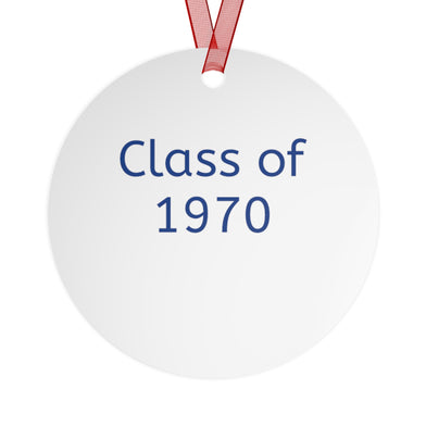 Personalized Father Judge High School Metal Christmas Tree Ornament