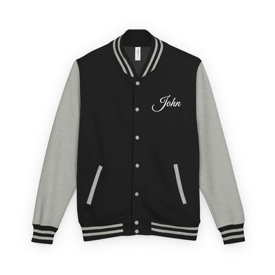 Personalized Fishtown Unisex Heavyweight Letterman Jacket, Customizable Varsity Jacket,