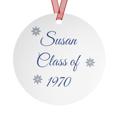 Personalized Hallahan High School Metal Christmas Tree Ornament, Keepsake Gifts, Class Reunion Mementos, Alumni Decorations