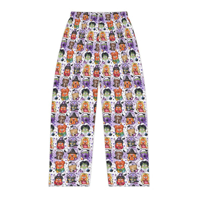 Womens Halloween Chicken Nugget Pajama Pants, Fast Food Bucket Design, Halloween Loungewear, Ladies Pajama bottoms