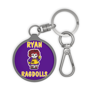Archbishop Ryan High School Ragdolls Keyring Tag, Cute Character Keychain Philadelphia Catholic School