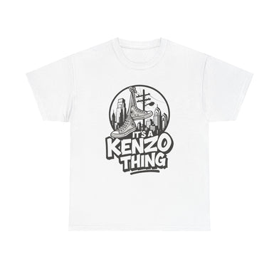 It's a Kenzo Thing Unisex Heavy Cotton Tee | Casual Streetwear, Philly, Philadelphia Graphic Tee, Unisex Fashion, City Vibes