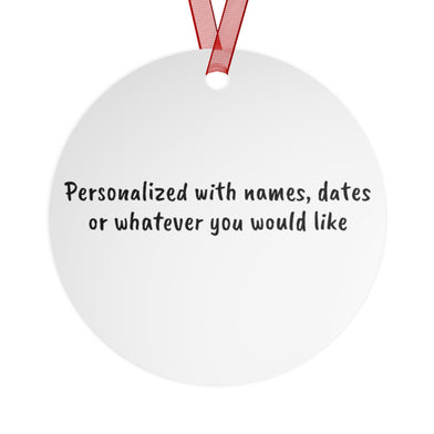 Personalized Engagement Ornament, Custom Metal Christmas Decoration, Holiday Gift for Newly Engaged, 2025 Engagement Keepsake, Festive [...]