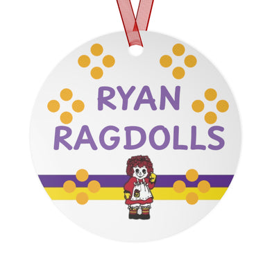 Personalized Archbishop Ryan High School Metal Christmas Tree Ornament