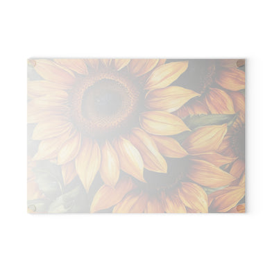 Sunflower Glass Cutting Board - Brighten Your Kitchen, perfect gift 8X11, home decor