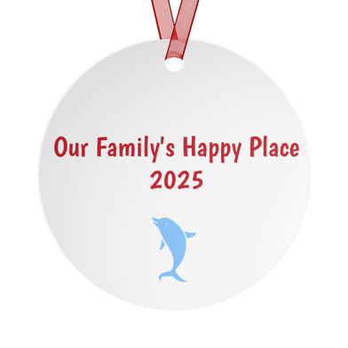 Personalized Wildwood Crest Lifeboats Metal Christmas Tree Ornament